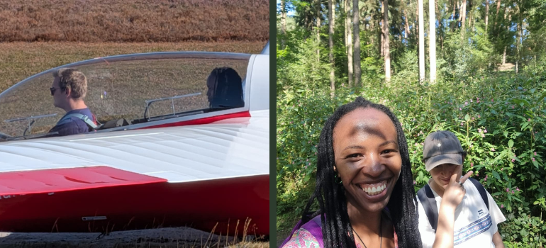 hilking and gliding in Hamburg